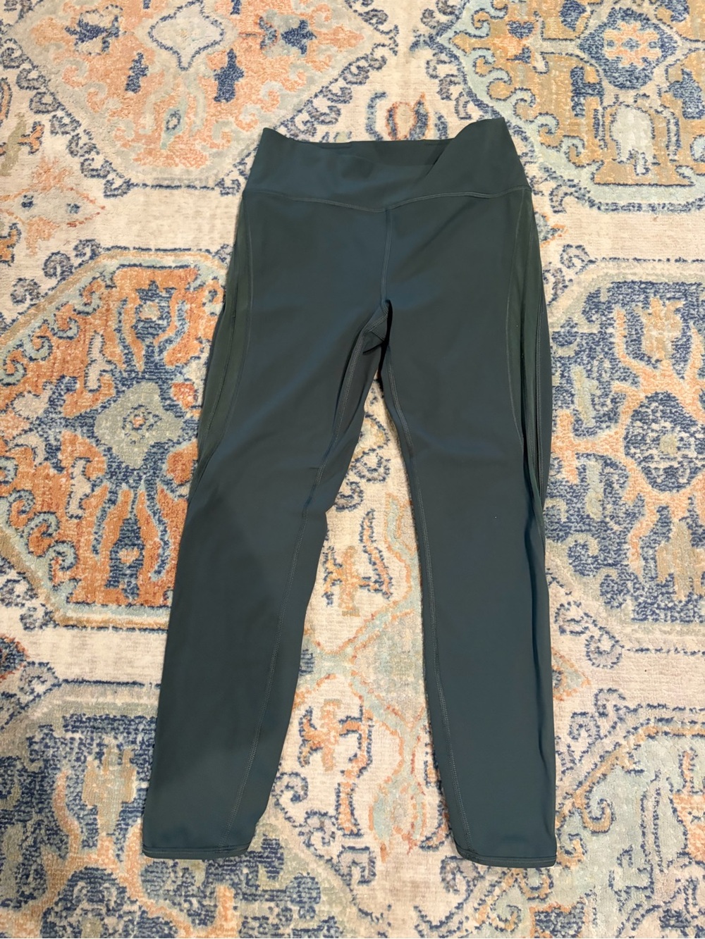lululemon athletica Dark Green High-Waist Leggings